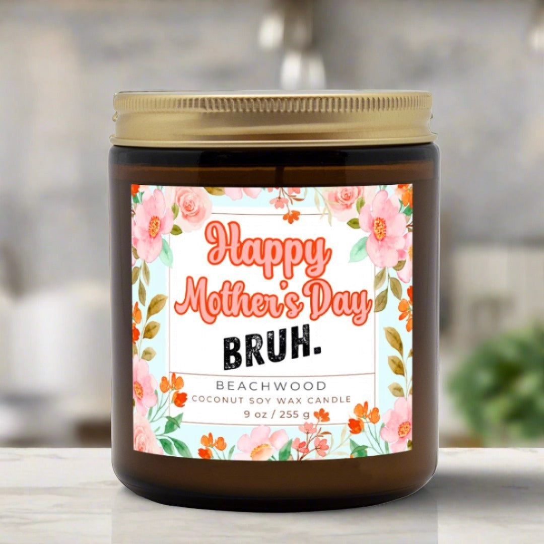 happy mother's day candle, sarcastic funny gift for mom